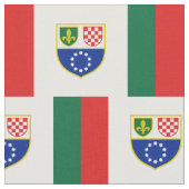 ボスニア・ヘルツェゴビナ国旗 ファブリック (クローズアップ)