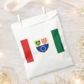 ボスニア・ヘルツェゴビナ国旗 フェイバーバッグ (クリップ留めされた状態)