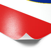 ボスニア・ヘルツェゴビナ国旗 フォトプリント            (角)