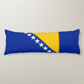 ボスニア・ヘルツェゴビナ国旗 ボディピロー (正面)