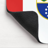 ボスニア・ヘルツェゴビナ国旗 マウスパッド (コーナー)