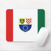 ボスニア・ヘルツェゴビナ国旗 マウスパッド (マウス)