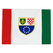 ボスニア・ヘルツェゴビナ国旗 ラージペーパーバッグ (裏面)