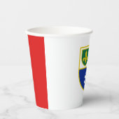 ボスニア・ヘルツェゴビナ国旗 紙コップ (正面)