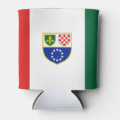 ボスニア・ヘルツェゴビナ国旗 缶クーラー (正面)