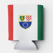 ボスニア・ヘルツェゴビナ国旗 缶クーラー (裏面)