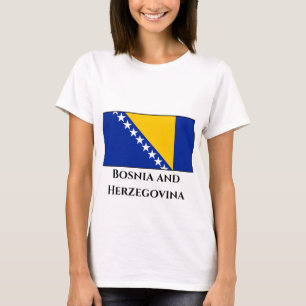 ボスニア・ヘルツェゴビナ国旗 Tシャツ