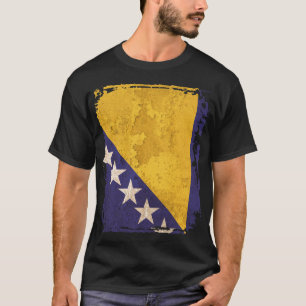 ボスニア・ヘルツェゴビナ国旗 Tシャツ