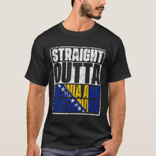 ボスニア・ヘルツェゴビナ国旗 Tシャツ