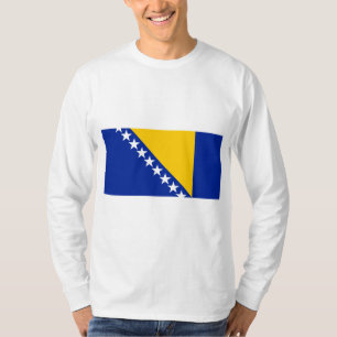 ボスニア・ヘルツェゴビナ国旗 Tシャツ