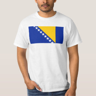 ボスニア・ヘルツェゴビナ国旗 Tシャツ