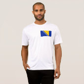 ボスニア・ヘルツェゴビナ国旗 Tシャツ (正面フル)
