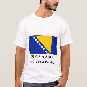 ボスニア・ヘルツェゴビナ国旗 Tシャツ