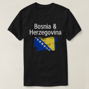 ボスニア・ヘルツェゴビナ国旗Tシャツ Tシャツ