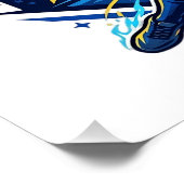ボスニア・ヘルツェゴビナ戦日スケルトンストライカー ポスター (コーナー)