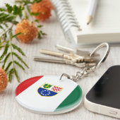 ボスニア・ヘルツェゴビナ連邦の旗 キーホルダー (正面右)