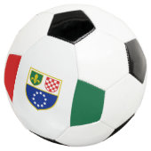 ボスニア・ヘルツェゴビナ連邦の旗 サッカーボール (3/4)