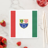 ボスニア・ヘルツェゴビナ連邦の旗 スタンダードランチョンナプキン (インサイチュ)