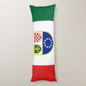 ボスニア・ヘルツェゴビナ連邦の旗 ボディピロー (裏面 (縦))