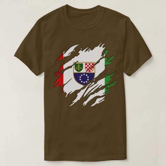 ボスニア・ヘルツェゴビナ連邦 Tシャツ (デザイン正面)