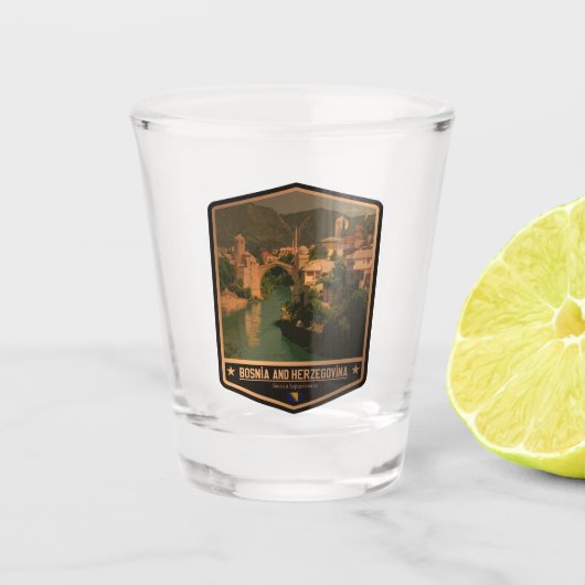 ボスニア・ヘルツェゴビナ ショットグラス (正面)