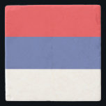 ボスニア・ヘルツェゴビナ・スルプスカ共和国旗 ストーンコースター<br><div class="desc">ボスニア・ヘルツェゴビナ・セルビア共和国愛国旗</div>