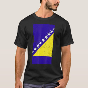 ボスニア・ヘルツェゴビナ・バルカン・サラエボ動揺して Tシャツ