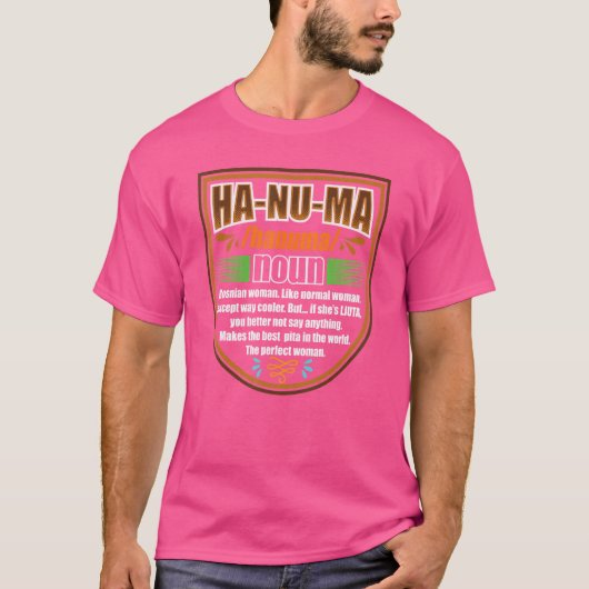 ボスニア・ヘルツェゴビナ・ボスニア国民 Tシャツ (正面)