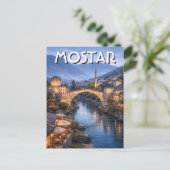 ボスニア・ヘルツェゴビナ モスタル 旅行 ポストカード (スタンド正面)