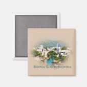 ボスニア・ヘルツェゴビナ：モスター マグネット (正面/裏面)