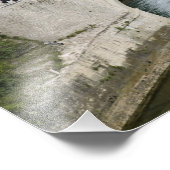 ボスニア・ヘルツェゴビナ – モスター。古い橋 フォトプリント (角)