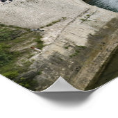 ボスニア・ヘルツェゴビナ – モスター。古い橋 ポスター (角)