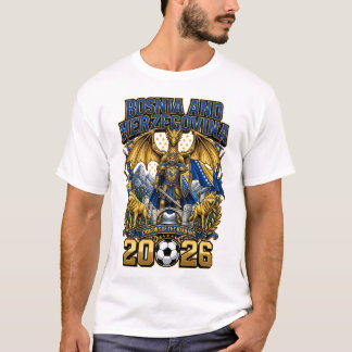 ボスニア・ヘルツェゴビナ 2026 ファンTシャツ Tシャツ
