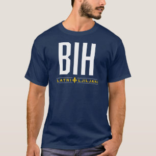 ボスニア·ヘルツェゴビナ/BIHサッカーTシャツ Tシャツ