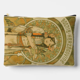 ボスニア・ヘルツェゴビナby Alphonseミュシャ(1900) アクセサリーポーチ