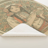 ボスニア・ヘルツェゴビナby Alphonseミュシャ(1900) シェルパブランケット (3/4)