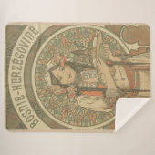 ボスニア・ヘルツェゴビナby Alphonseミュシャ(1900) シェルパブランケット (正面(横))