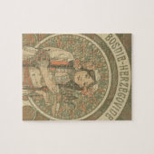 ボスニア・ヘルツェゴビナby Alphonseミュシャ(1900) ジグソーパズル (横)