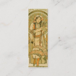 ボスニア・ヘルツェゴビナby Alphonseミュシャ(1900) スキニー名刺