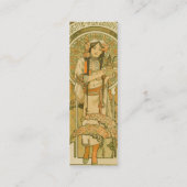 ボスニア・ヘルツェゴビナby Alphonseミュシャ(1900) スキニー名刺 (裏面)