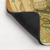 ボスニア・ヘルツェゴビナby Alphonseミュシャ(1900) マウスパッド (コーナー)