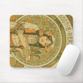 ボスニア・ヘルツェゴビナby Alphonseミュシャ(1900) マウスパッド (マウス)