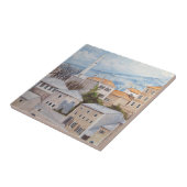 ボスニア・モスター – アクリル絵画街並み タイル (側面)