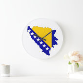 ボスニ誇りを持ったア・ヘルツェゴビナのシンボル – タイムレス ラージ壁時計 (ホーム)