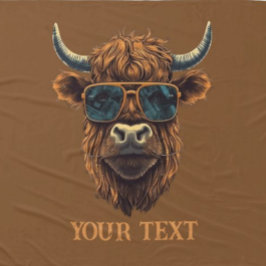 ボスハイランダー牛フリースブランケット フリースブランケット