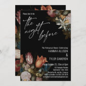 ボスハルトの『ガラスの花』　前夜 招待状 (正面/裏面)