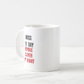 ボスバイデイゾンビースレイヤバイナイト コーヒーマグカップ (正面左)