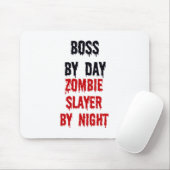 ボスバイデイゾンビースレイヤバイナイト マウスパッド (マウス)
