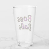 ボスバベインブラックフローラ タンブラーグラス (裏面)