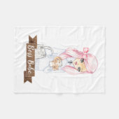 ボスバベスローフリースブランケットの居心地の良いホーム フリースブランケット (正面(横))